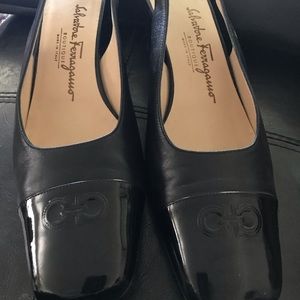 Salvatore Ferragamo Black Ladies shoes